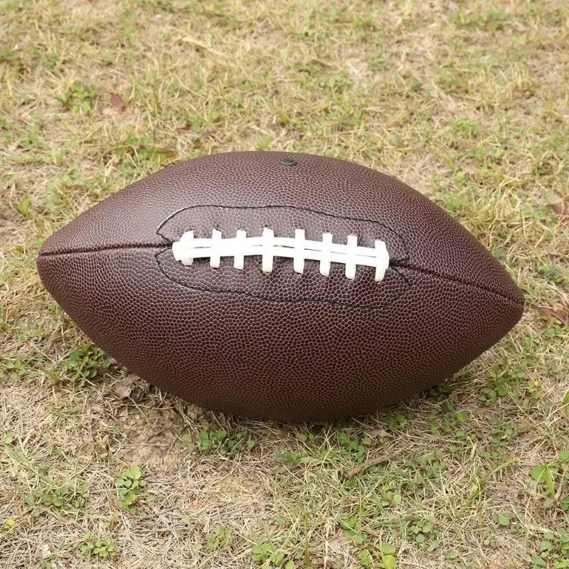 Size9 21in Mechanica costura PU pelota de Rugby fútbol americano formación partido