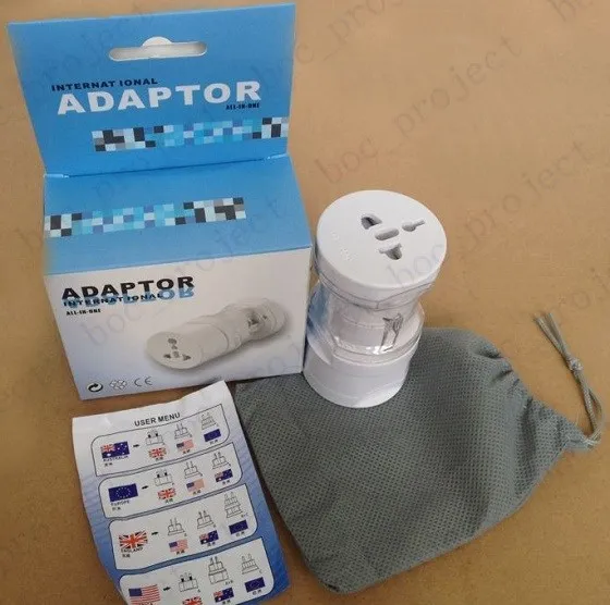 Universal All In One PLUG Socket Converter for AU UK EU US 09