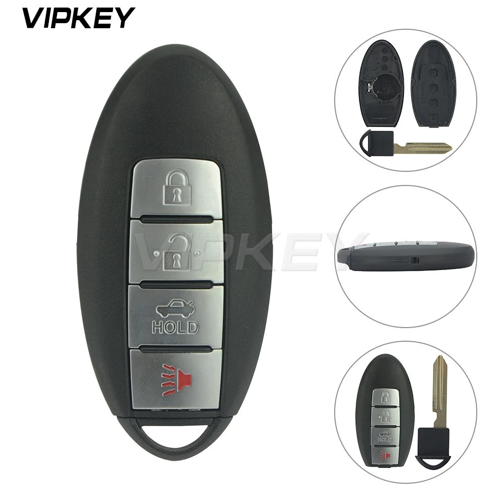 

Remotekey smart car key cover replacement KR55WK49622 4 Button for Infiniti nissan FX50 FX35 Q40 altima maxima auto key shell