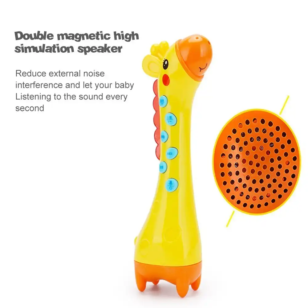 Bluetooth Lucu Anak Karaoke Arabic Anak Anak Hewan Jerapah Mic