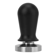 Высококачественный черный цвет нержавеющая сталь плоская основа кофе трамбовщик Es пресс o Beans пресс ing Ручной пресс кофе порошок молоток инструменты