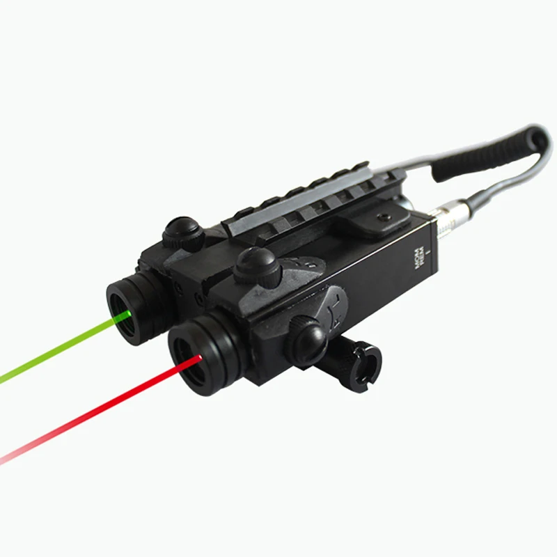 

Laserspeed Drop Shipping Dual Beam Green and Red lazer 2in1 Combo Sight Police Equipment For Hunting Rifle Guns AR15