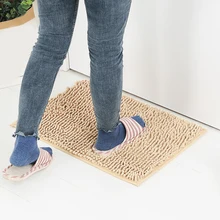 40 × 60 см микрофибра коврик для ванной Синель ковер для гостиной Спальня Крытый моющиеся ванная комната пол коврики быстро поглощения воды