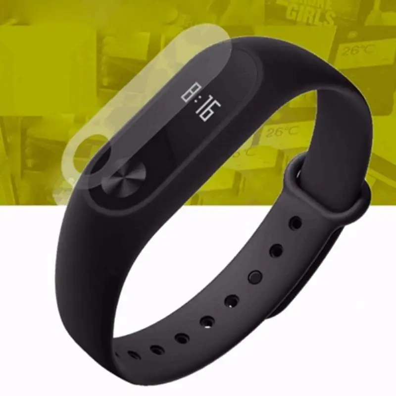 2 шт Защитные пленки для смарт-часов Xiaomi mi band 2 TPU стеклянная пленка против царапин для mi band 2 Смарт-браслет Wrsitband#2615