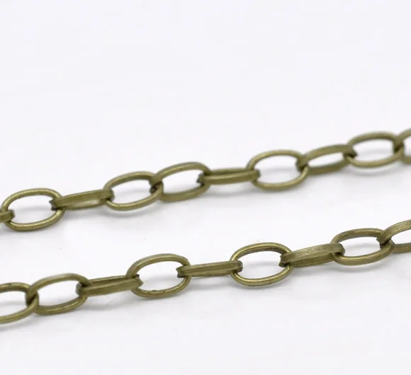DoreenBeads 10 м под бронзу Link-Открыт кабель цепи 6 5x4 мм (B13394) yiwu | Украшения и аксессуары