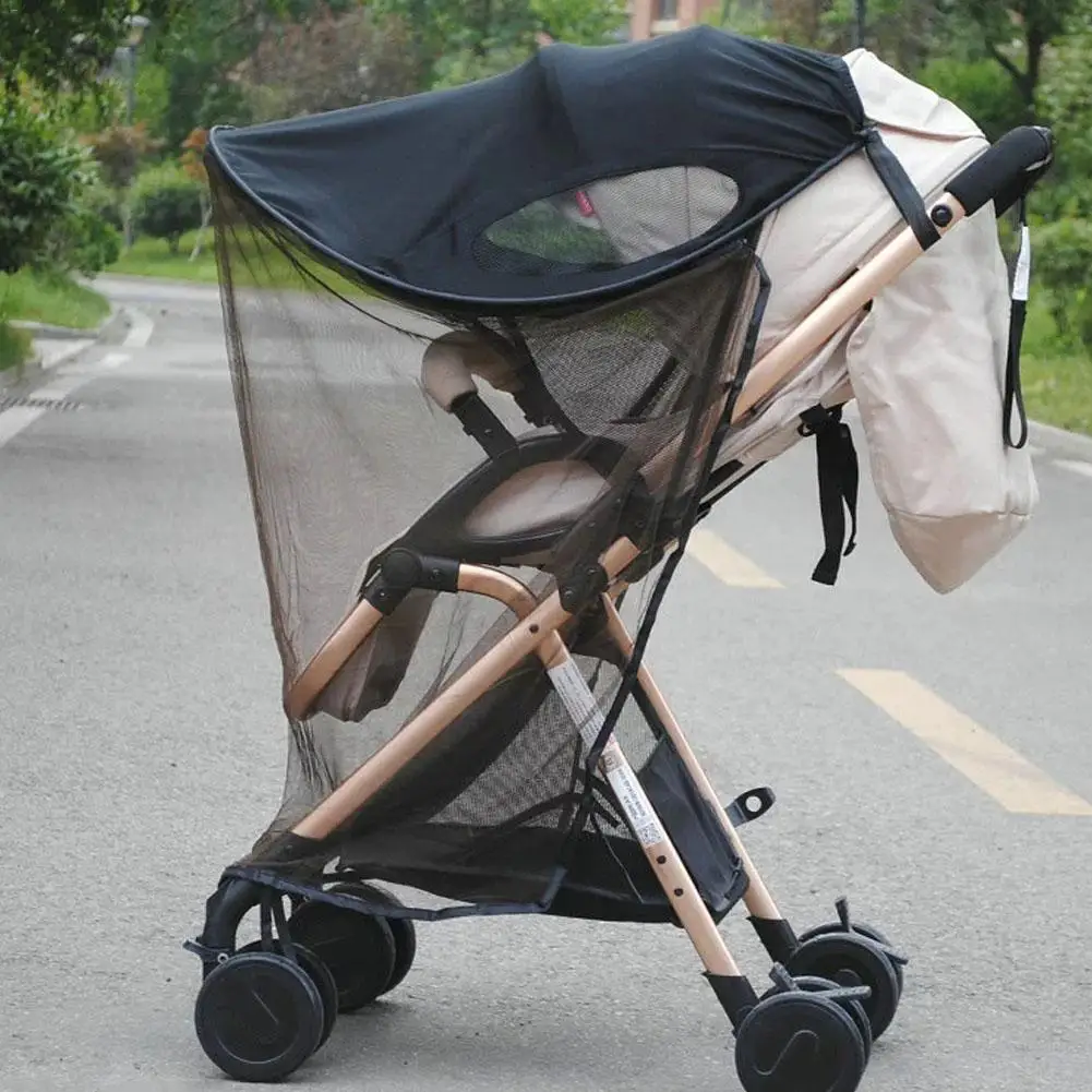 УФ-луч солнцезащитный козырек Навес Москитная сетка для детская двухместная коляска, чехол для коляски, солнцезащитный козырек для коляски, чехол для автомобиля, Солнцезащитный капюшон