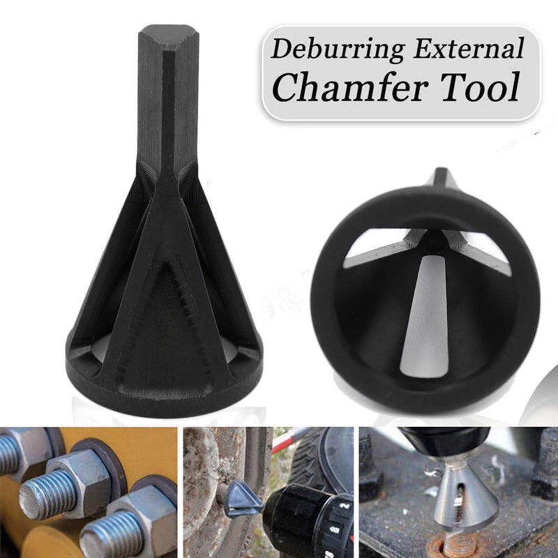 

Hot Stainless Steel Deburring External Chamfer Tool Strength Hardness Drill Bit Remove Burr Silver Hex Shank /Triangle Shank