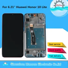 M & Sen – écran tactile LCD avec châssis, 6.21 pouces, pour Huawei Honor 10 Lite HRY-LX1/LX2 HRY-L21, Original=