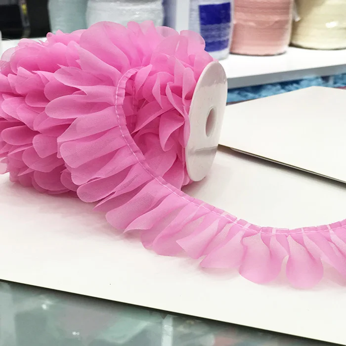 Свадебная обувь ручной работы из шифона и тюля с широким тиснением 4 5 см рукава