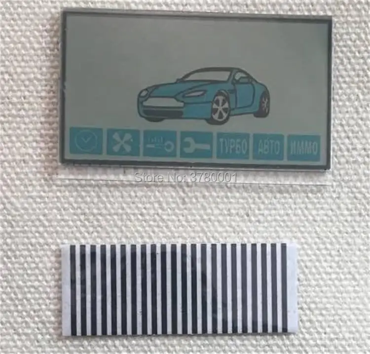

2019 A91 LCD display Screen flexible cable for 2 way Car Alarm System Starline A91 Remote Control display with Zebra Stripes