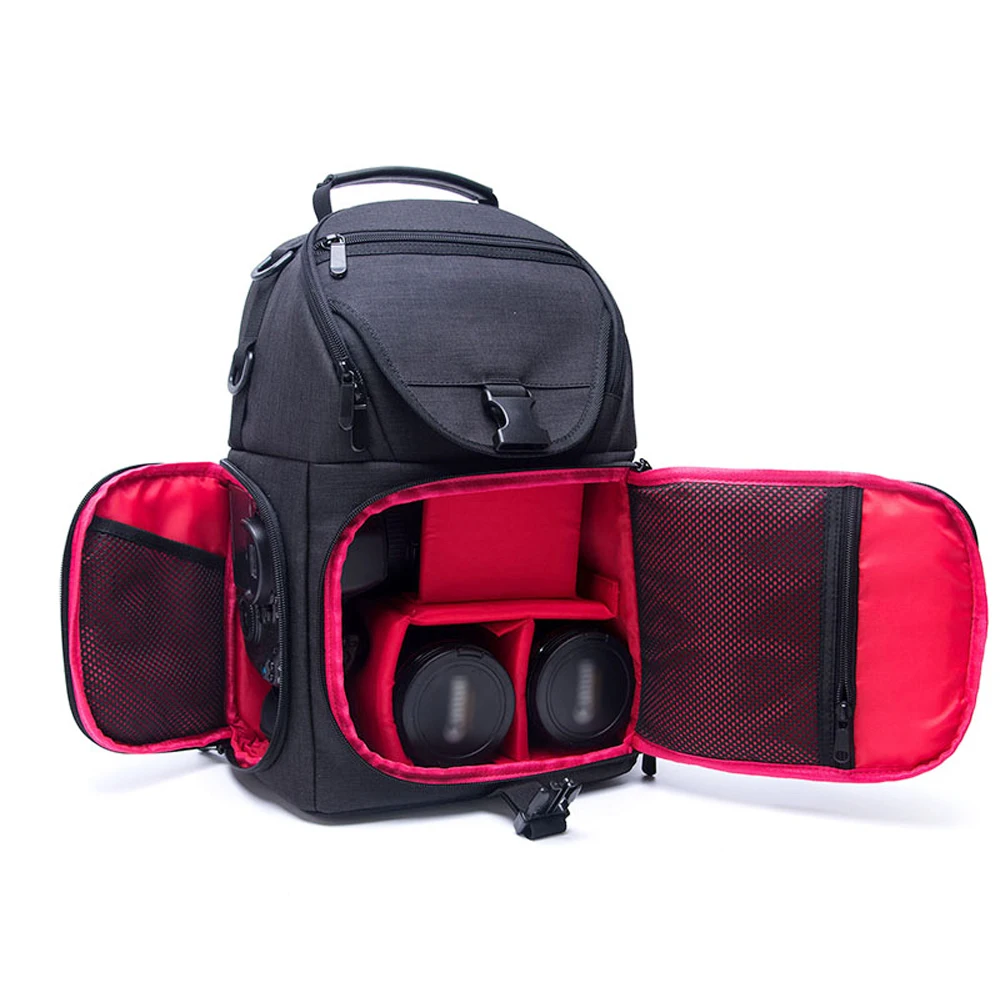 

Fashion Casual Digital Camera Bag Waterproof Wear-resistant Single-shoulder Cross Outdoor Camera Bag for Canon Nikon Sony SLR