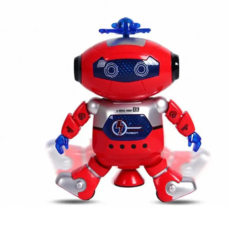Electronic Toy Electronic Robot Support Astronaut Walking Dance 360 Degrees Rotation Light Music