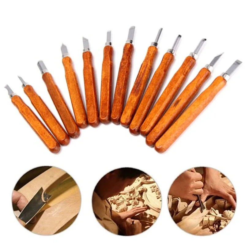 

Wood Carving Set Woodcut Carving Knife Tools Latest Hand Chisel Woodworking Professional Lathe Gouges Tools