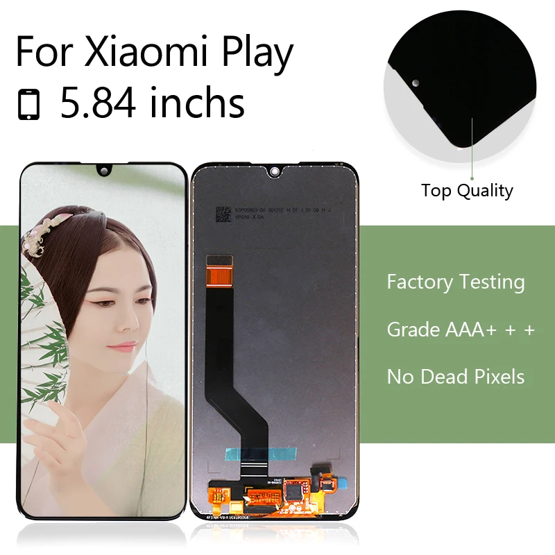 10 шт./лот для Xiaomi Play LCD дисплей с сенсорным экраном дигитайзер сборка Mi Pantalla