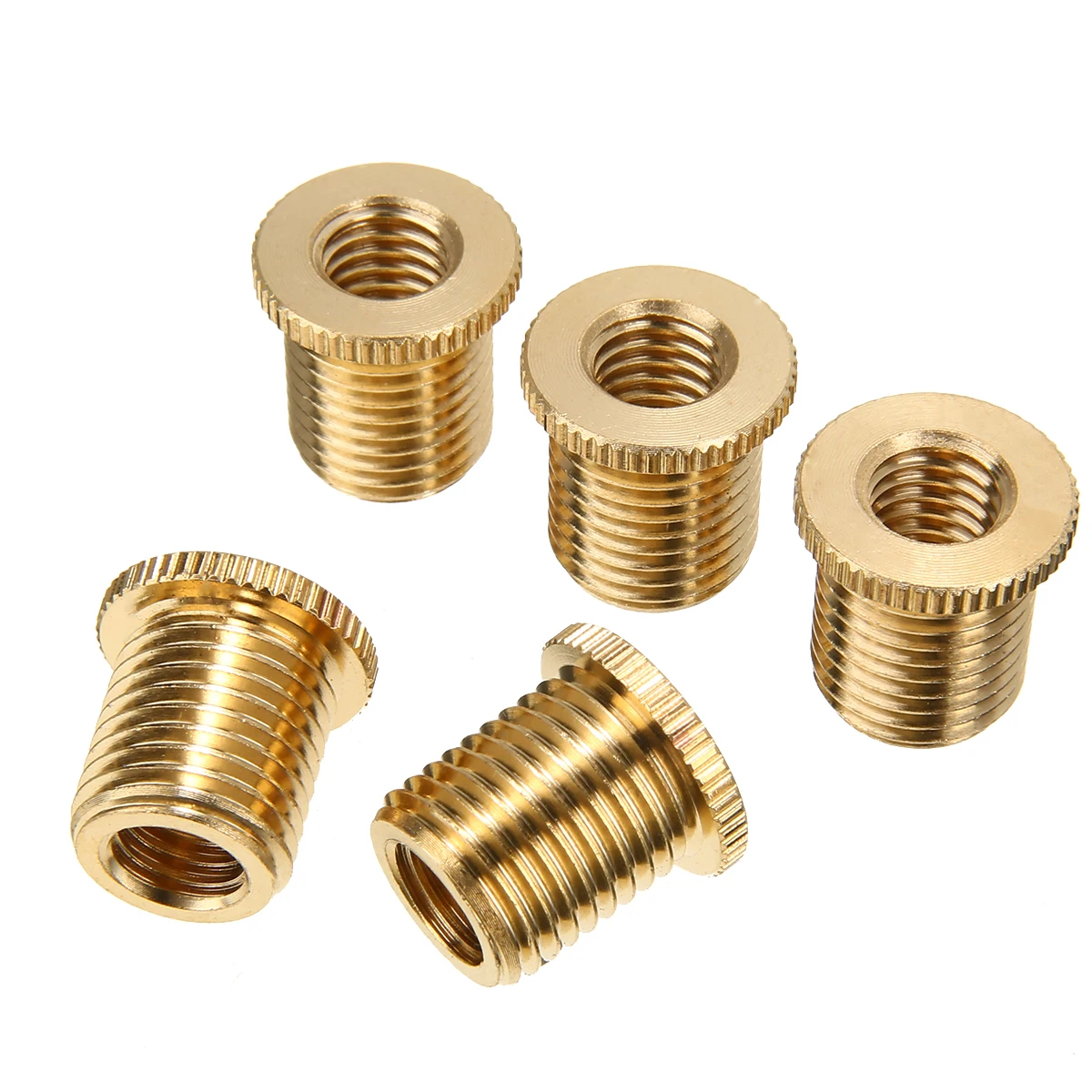 New Arrival 5pcs M8x1.25 Aluminum Alloy Gear Shift Knob Thread Adapter
