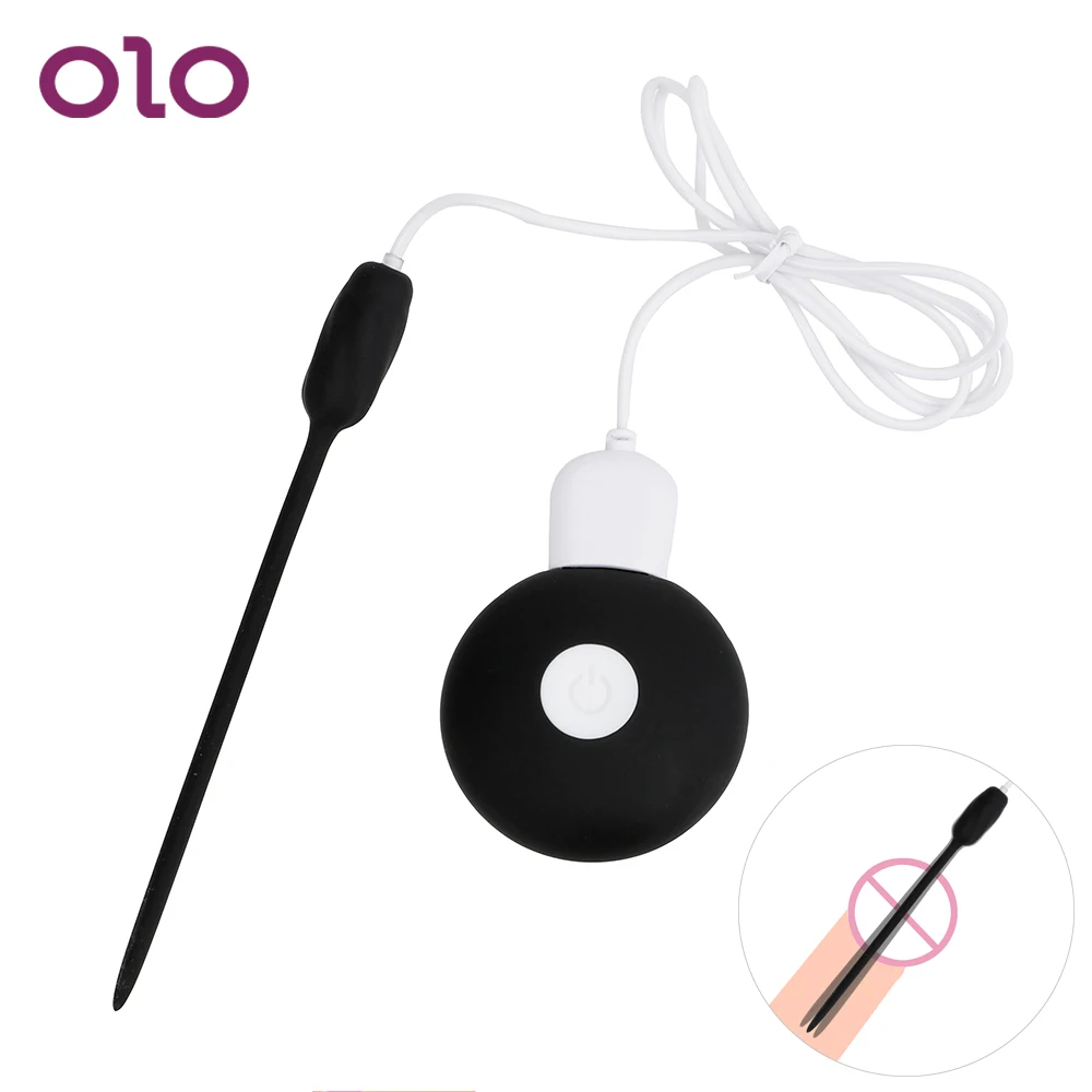 OLO 20 Frequency Penis Plug Urethral Silicone Vibrator Dilators Catheter Sex Toys for Men Gay Adult Products | Красота и здоровье