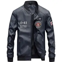 Прямая доставка для мужчин Тактический бомбер куртки почты Открытый Военно-спортивный для походов и пешего туризма PU кожаные пальто