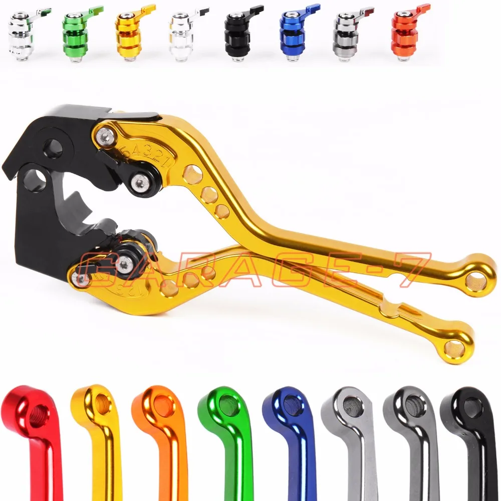CNC Алюминиевые мотоциклы тормозной рычаг сцепления для Kawasaki NINJA 250R/EX250 2008 2012/Z125 PRO