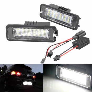 

Car LED license Number Plate Light Lamp Lighting Accessories For Volkswagen Golf /Porsche 911 / Skoda Superb /SEAT Altea/Leon