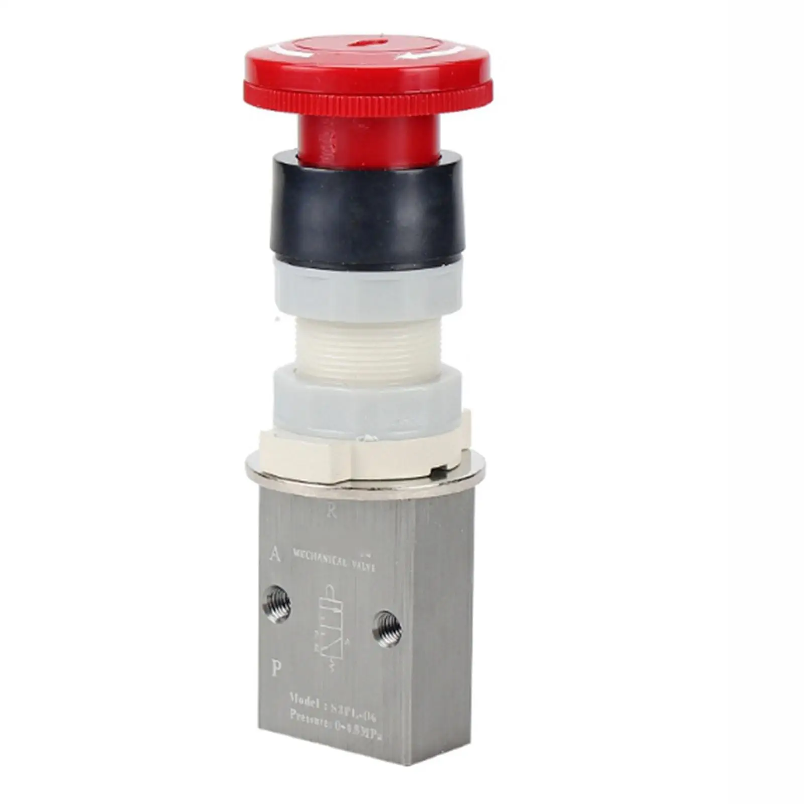 

S3PL-M5/06/08 M5 1/8" 1/4"BSP 3/2 Way Latching Button Pneumatic Mechanical Valve