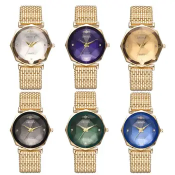 

Fashion Women Alloy Steel Strap Watch Casual Personality Quartz Watches