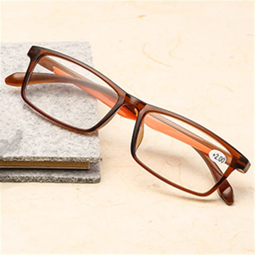 XojoX прямоугольные очки для чтения Для мужчин Для женщин пресбиопические очки Анти-усталость TR90 дальнозоркость диоптрий очки 1,5 2,0 2,5 3,0