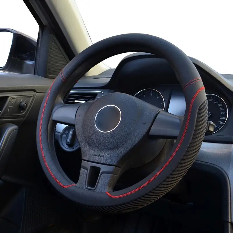 

Ice Silk Universal Car Steering-wheel Cover Car-styling Sport Auto Steering Wheel Covers Anti-Slip Automotive Accessories Sports