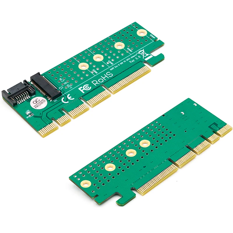 Блок питания NGFF M.2 B key SATA Bus SSD к адаптеру SATA3.0 от PCIe Slot для SSD|Платы расширения| |