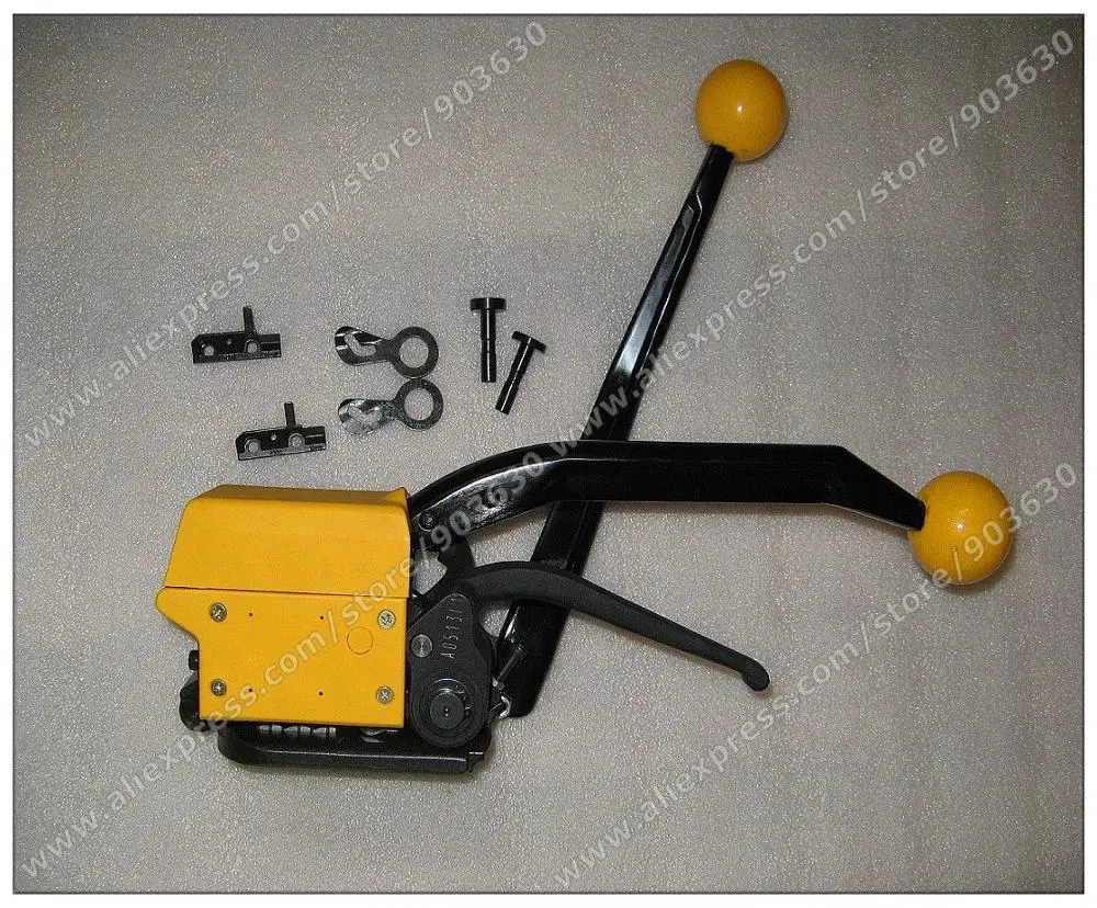 A333 Strapper Manual Sealless Steel Strapping Machine Steel Strip Packing Machine Strapping Tensioner Banding Tool for 13-19mm