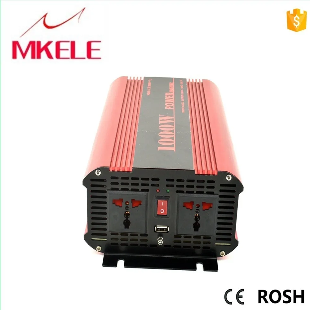 MKP1000 121R high efficiency 12vdc 110vac dc ac power inverter 1000 watt true sine inverter