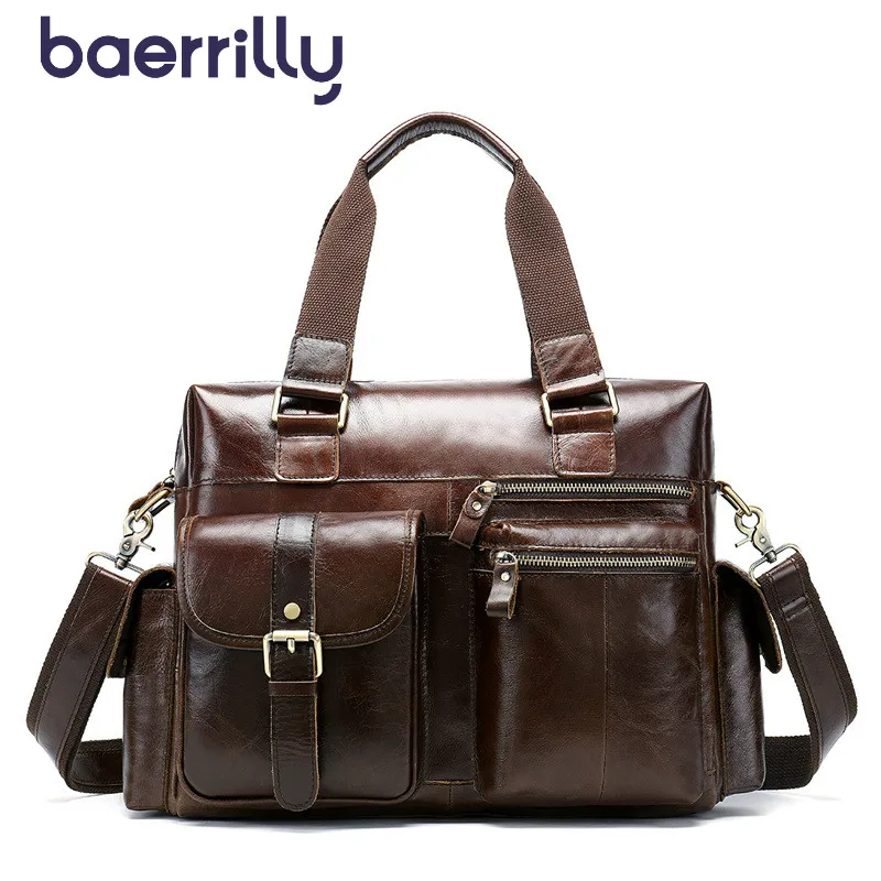

Vintage Men Large Capacity Casual Travel Bag Genuine Leather Handbag Crossbody Shoulder Bags Portable Duffle Bag Malas De Viagem