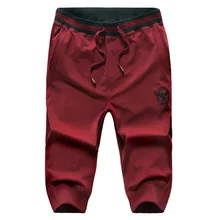 New Summer Knitted Shorts Men Casual Sportswear Elastic Waist Short Hip Hop Joggers Shorts Male Clothing
