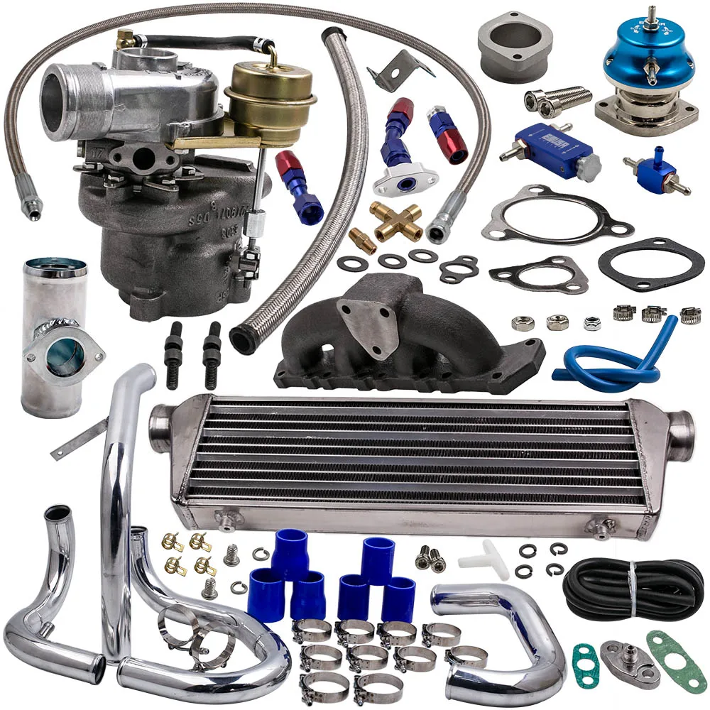 

K04 Turbo For Audi A3 1.8T Turbocharger + Intercooler with Boost Controller + Manifold Gasket Turbine Repair Parts Kits