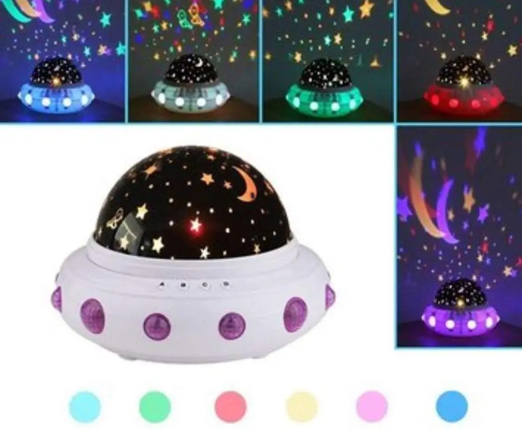 

Included x Home Projector Bedroom Not Rotating Night 4 Starry DC Battery etc Lamp LED Music Music Flash Star 5V AA Light