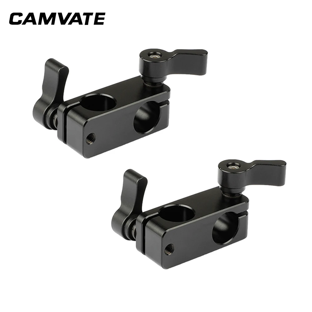 CAMVATE 90 градусный стержень адаптер зажим (черный 2 Pack) C1777|adapter clamp|rod rigrod clamp |