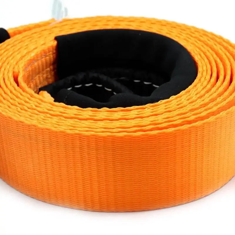 30ftx3in العالمي سحب الحبال 8 طن Racing Tow Strap سيارة الطريق الانتعاش حبل قطر حزام الوفير مقطورة (لا سحب القضبان)
