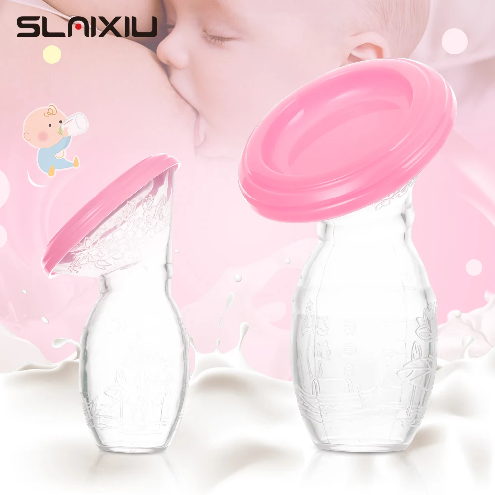 

Silicone Breast Pump Manual Suction Milk Pump Feeding Breasts Pumps Milk Bottle Sucking Postpartum Supplies Accessories