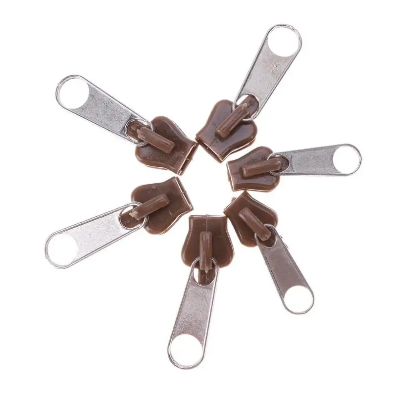 

6pcs/set Universal Instant Fix Zipper Repair Kit Replacement Zip Slider Tents Teeth Rescue for Clothes Bag Purses Sewing Zippers