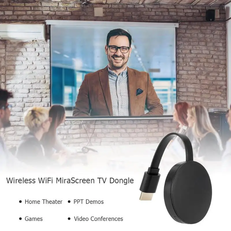 ALLOYSEED беспроводной WiFi MiraScreen ТВ ключ HDMI Miracast DNLA Airplay дисплей приемник адаптер для