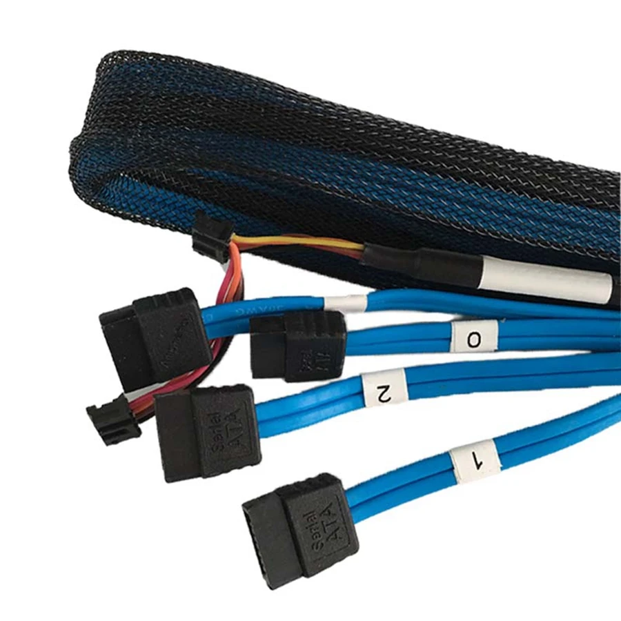 Eastforfuy Новый Amphenol Mini SAS36P к 4sata 7p 1 to/Tow 4 minisas line LSI 9211/9240/9260/9261/9271|Компьютерные кабели и