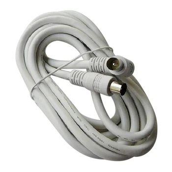 

JABS 3m antenna television PAL male, male F type coaxial cable connector Dell cable cable