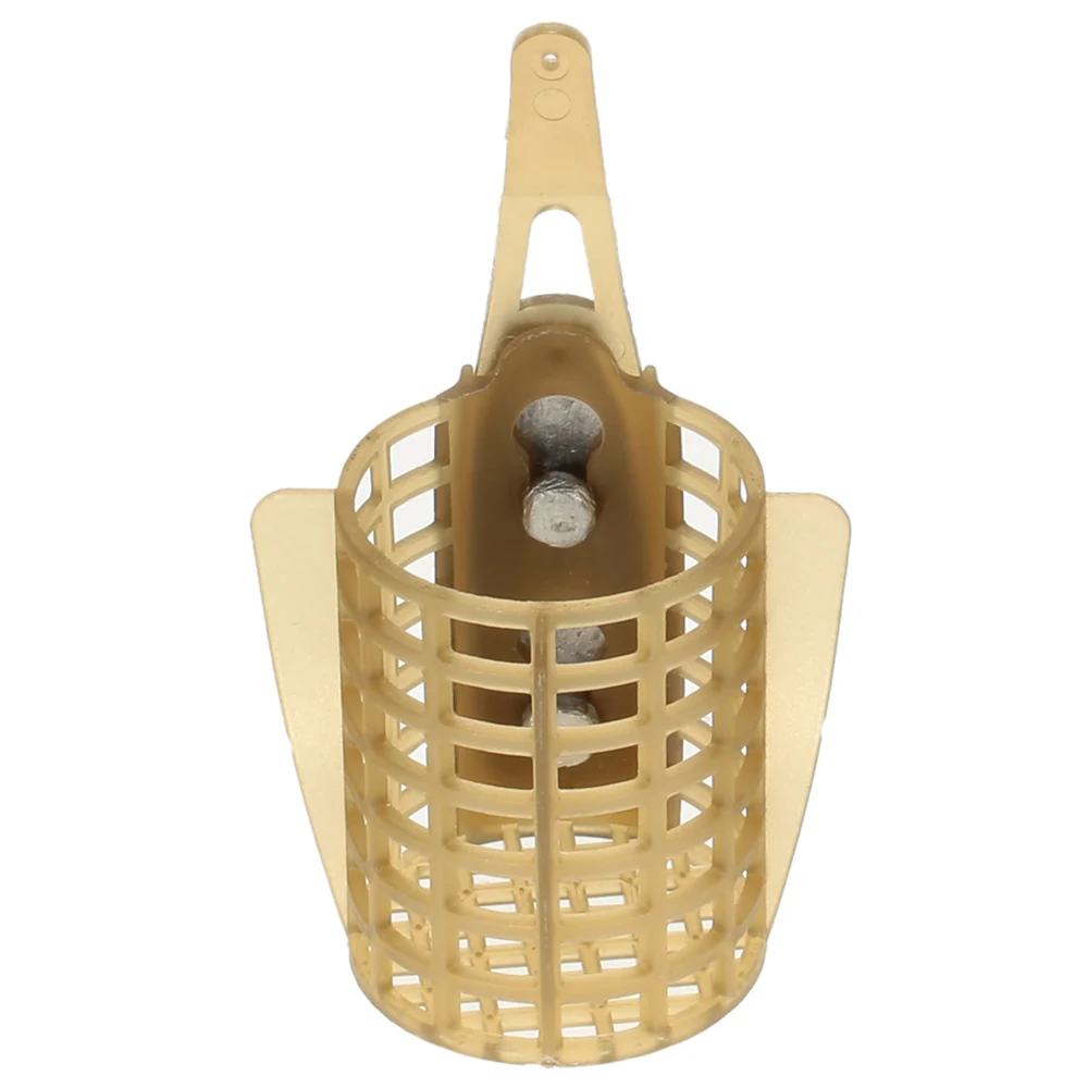 

Carp Fishing Feeder Bait Cage Lure Holder Basket Cage Trap Fishing Accessory with Lead Sinker 30g/40g/50g/60g/70g/80g