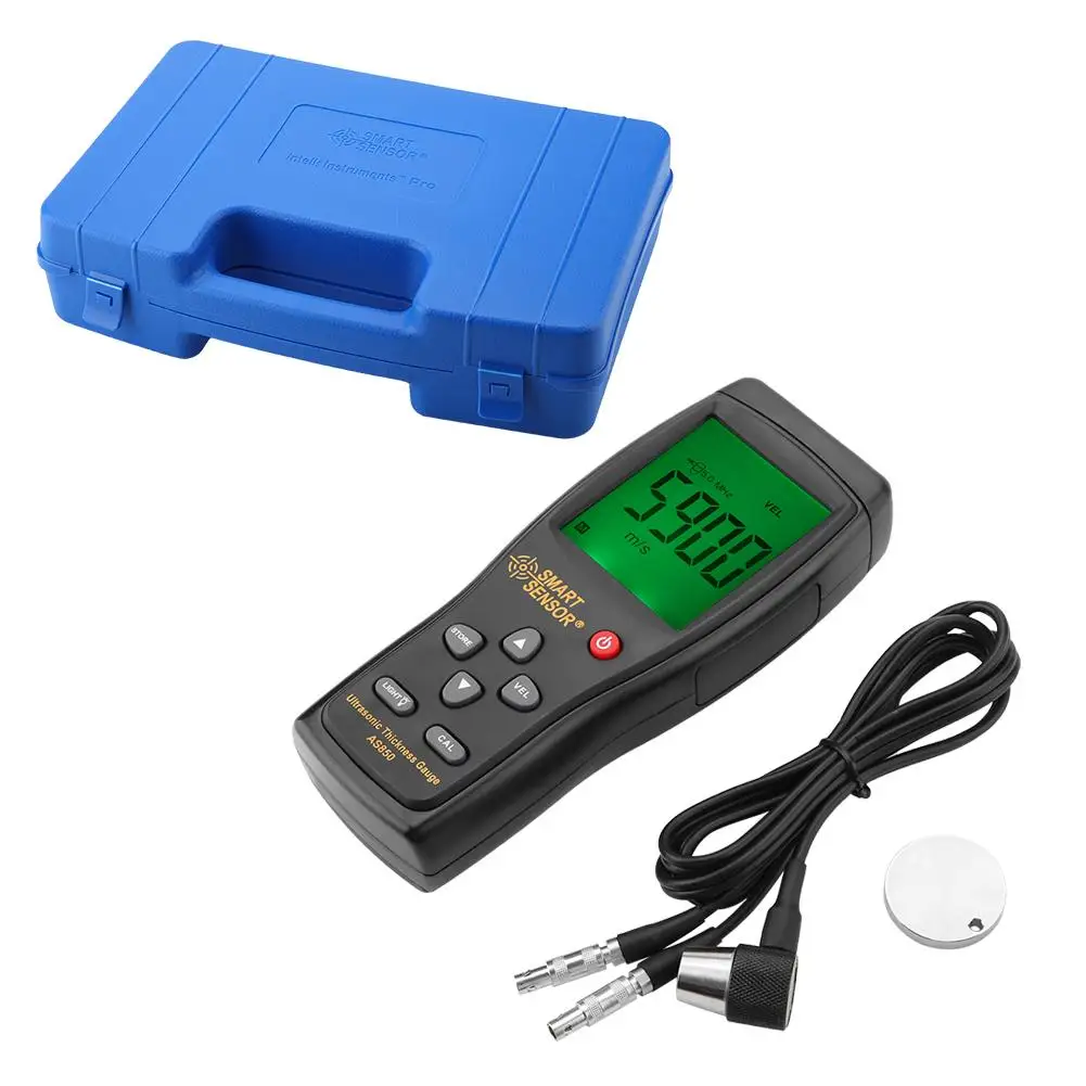 SMART SENSOR Thickness Gauge Digital Ultrasonic Thickness Gauge Sound