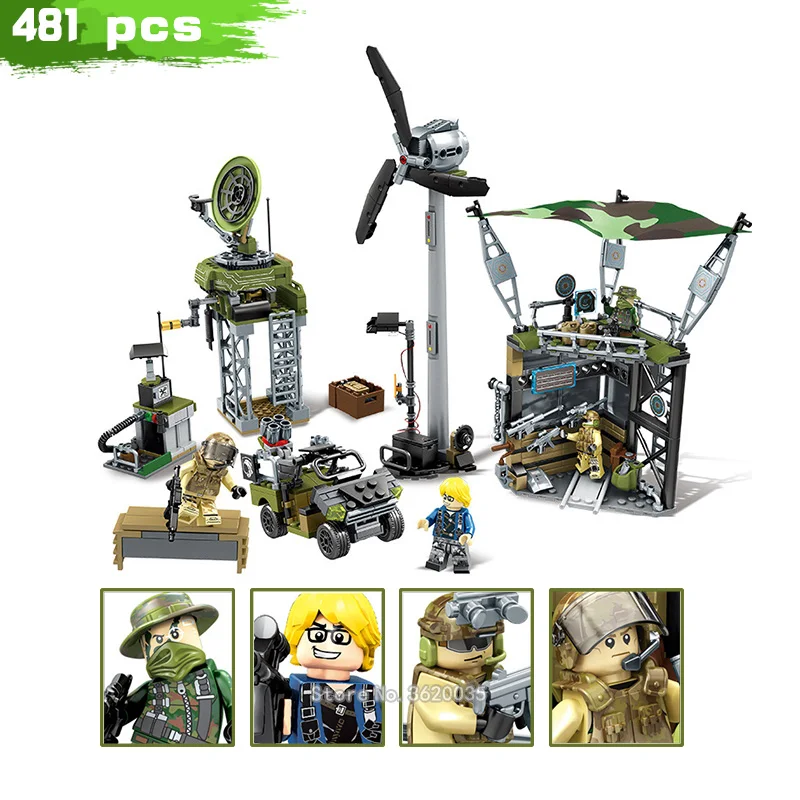

Military Special Police Unit Military Camp Exercise Training Building Blocks Figures Weapons Gift For Children With Legoinglys