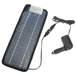 12 В 4,5 Вт солнечная панель Авто Автомобильное зарядное устройство перезаряжаемая батарея зарядное устройство монокристаллический