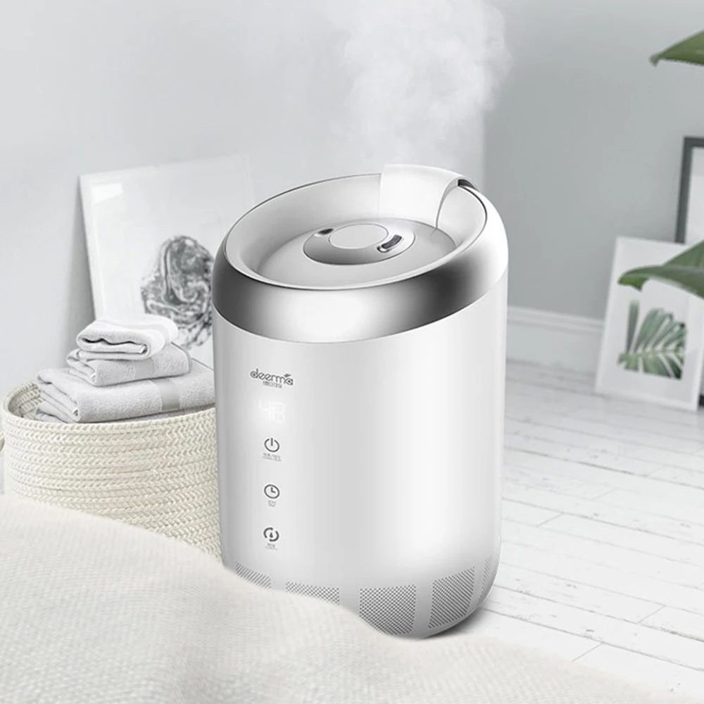 

XIAOMI DEERMA 4L Ultrasonic Humidifier Atomization Humidification 12 Hours Timing Mist Maker