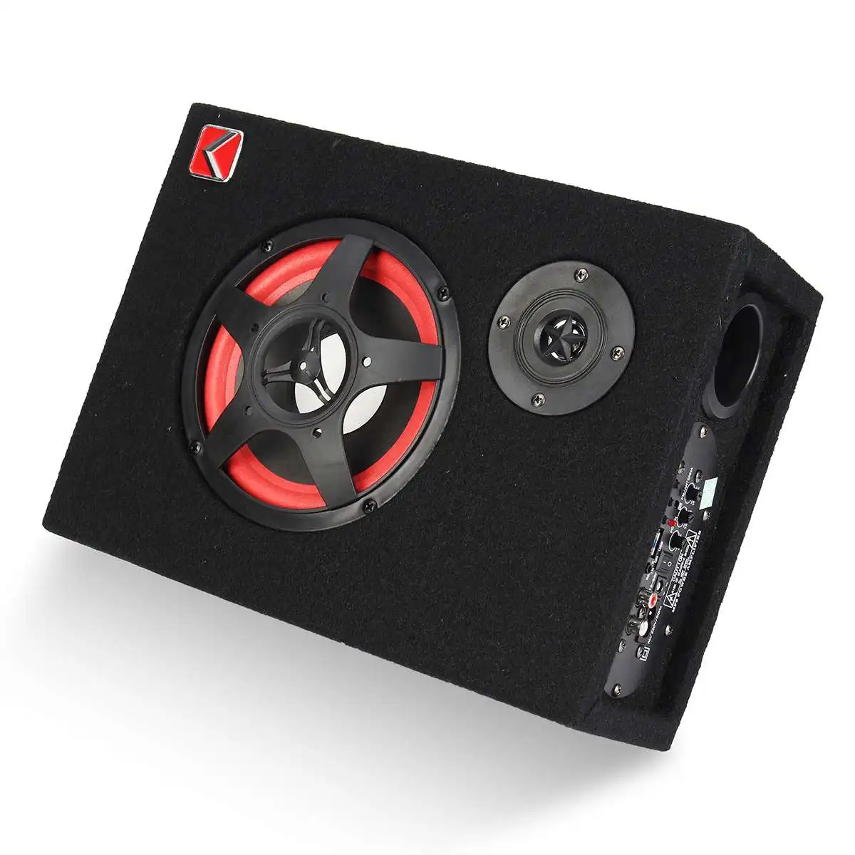 6 pulgadas 350 W subasiento de coche activo Subwoofer altavoz estéreo graves Audio Subwoofer amplificador activo Subwoofer coche 6 pulgadas 350 W subasiento de coche activo Subwoofer altavoz estéreo graves Audio Subwoofer amplificador activo Subwoofer coche