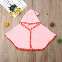 От 0 до 3 лет Одежда для новорожденных девочек хлопковый топ с кисточками плащи с капюшоном Толстовка Милая одежда принцессы одежда