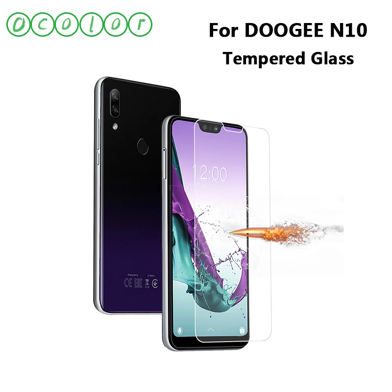 Ocolor Для DOOGEE N10 закаленное стекло защитная стальная пленка замена Аксессуары для