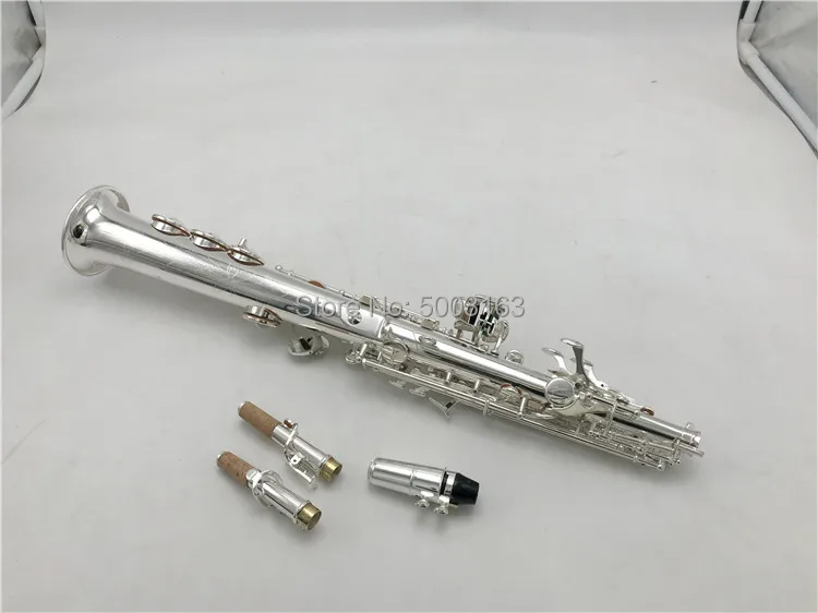 

Model S-991 Professional B Flat Soprano Saxophone Soprano Saxophone Silvering